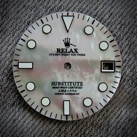 relax watch dial|relax rolex.